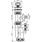 Novaservis Siphons - Siphon d'évier avec sortie pour lave-linge 50/40, plastique 442,PP