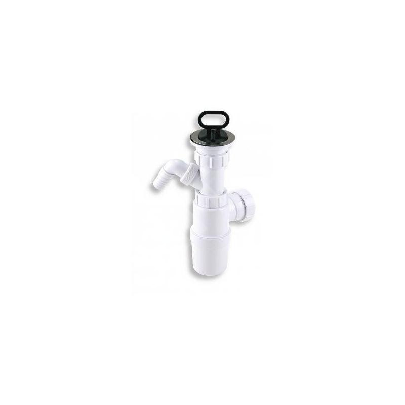 Novaservis Siphons - Siphon d'évier avec sortie de lavabo 40, plastique 443,PP