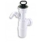 Novaservis Siphons - Siphon d'évier avec sortie de lavabo 40, plastique 443,PP