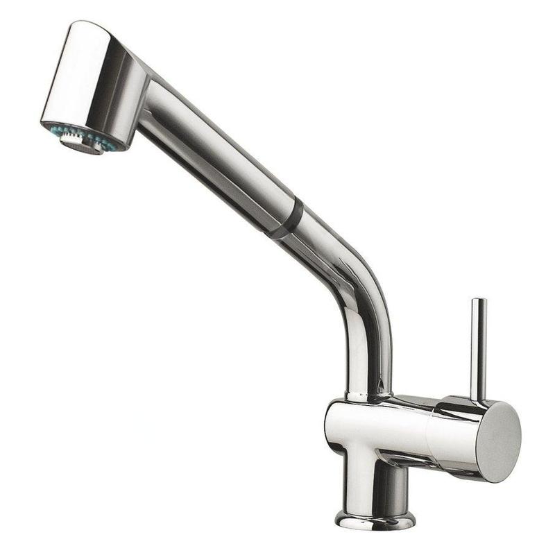 Sapho Rhapsody - Mitigeur d'évier avec douchette extractible, chrome 5550