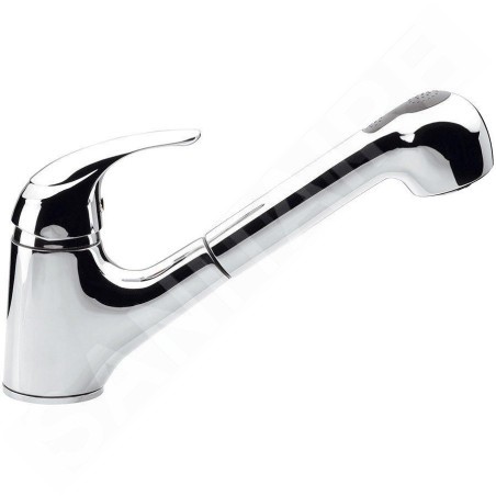 Sapho Saly - Mitigeur d’évier avec douchette extractible, chrome SA070