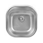 Novaservis Éviers - Évier Luxus, 460 x 480 mm avec trop-plein, inox DR46/48 Novaservis Éviers - Évier Luxus, 460 x 480 mm avec trop-plein, inox DR46/48