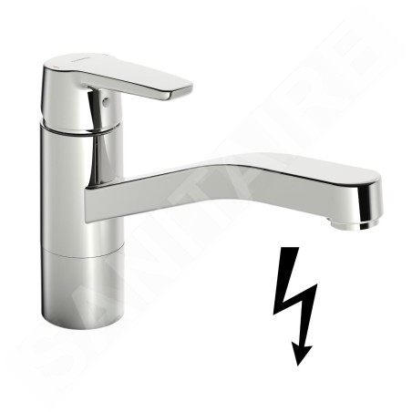 Hansa Polo - Mitigeur d’évier, pour chauffe-eau instantané, chrome 51591193