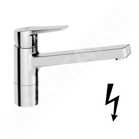 Hansa Twist - Mitigeur d’évier, pour chauffe-eau instantané, chrome 09121183