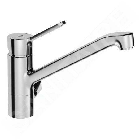 Hansa Primo - Mitigeur d'évier avec vanne d'arrêt, chrome 49502203