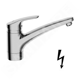 Hansa Mix - Mitigeur d’évier, pour chauffe-eau instantané, chrome 01121183