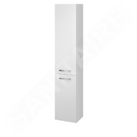 Cersanit Lara - Armoire haute, 150x30x25 cm, 2 portes, charnières G/D, blanc S926-007-DSM