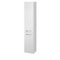 Cersanit Lara - Armoire haute, 150x30x25 cm, 2 portes, charnières G/D, blanc S926-007-DSM
