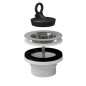 Alcadrain Accessoires - Sortie d'évier 6/4", trop-plein flexi A33 Alcadrain Accessoires - Sortie d'évier 6/4", trop-plein flexi A33