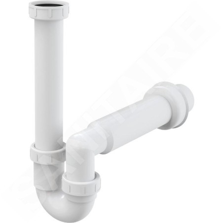 Alcadrain Siphons - Siphon de 50 mm de diamètre avec écrou de trop-plein A80-DN50
