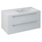 Sapho Wave - Meuble lavabo 900x450x480 mm, droite, 2 tiroirs, blanc WA093-3030 Sapho Wave - Meuble lavabo 900x450x480 mm, droite, 2 tiroirs, blanc WA093-3030