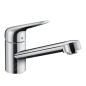 Hansgrohe Focus M42 - Mitigeur d'évier M4221-H100 CoolStart Eco, chrome 71809000