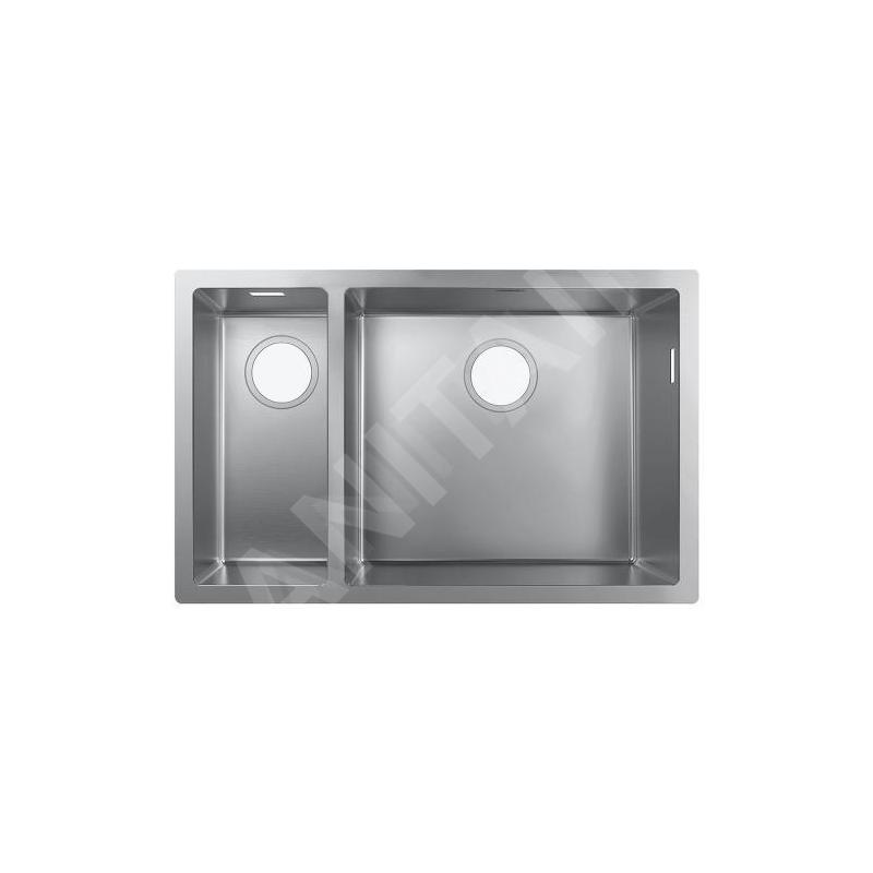 Hansgrohe Éviers - Evier encastré S719-U655, inox 43429800 Hansgrohe Éviers - Evier encastré S719-U655, inox 43429800