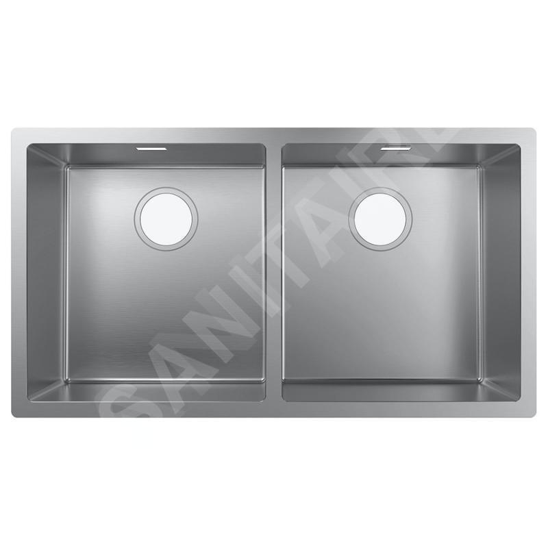 Hansgrohe Éviers - Evier encastré S719-U765, inox 43430800 Hansgrohe Éviers - Evier encastré S719-U765, inox 43430800