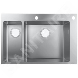 Hansgrohe Éviers - Évier à encastrer S712-F655, inox 43310800