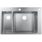 Hansgrohe Éviers - Évier à encastrer S712-F655, inox 43310800 Hansgrohe Éviers - Évier à encastrer S712-F655, inox 43310800
