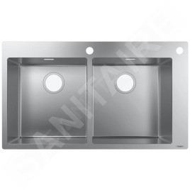 Hansgrohe Éviers - Évier à encastrer S712-F765, inox 43311800