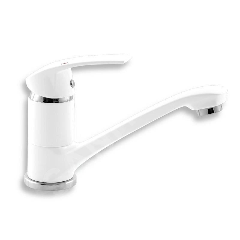 Novaservis Metalia 57 - Robinetterie d’évier, blanc/chrome 57096,1