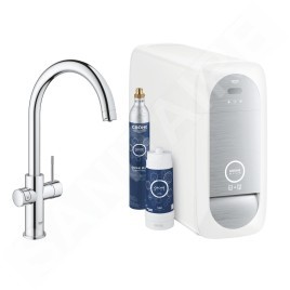 Grohe Blue Home - Mitigeur d’évier Connected, avec unité réfrigérante et filtration, chrome 31545001