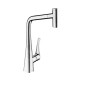 Hansgrohe M71 - Mitigeur d'évier Metris Select, avec bec extractible, EcoSmart, chrome 14786000