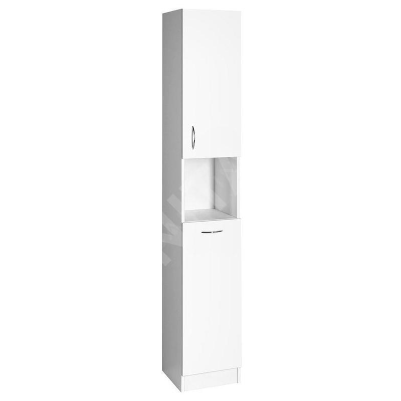 Aqualine Simplex Eco - Armoire avec panier 300x1800x300 mm, blanc mat SIME310 Aqualine Simplex Eco - Armoire avec panier 300x1800x300 mm, blanc mat SIME310