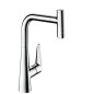 Hansgrohe Talis Select M51 - Mitigeur d'évier Talis Select avec bec extractible, EcoSmart, chrome 72826000