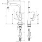 Hansgrohe Talis Select M51 - Mitigeur d'évier Talis Select avec bec extractible, EcoSmart, chrome 72826000