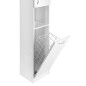 Aqualine Simplex Eco - Armoire avec panier 300x1800x300 mm, blanc mat SIME310 Aqualine Simplex Eco - Armoire avec panier 300x1800x300 mm, blanc mat SIME310