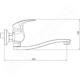 Novaservis Metalia Eco+ - Robinetterie d'évier ECO+ chrome 57070,0E