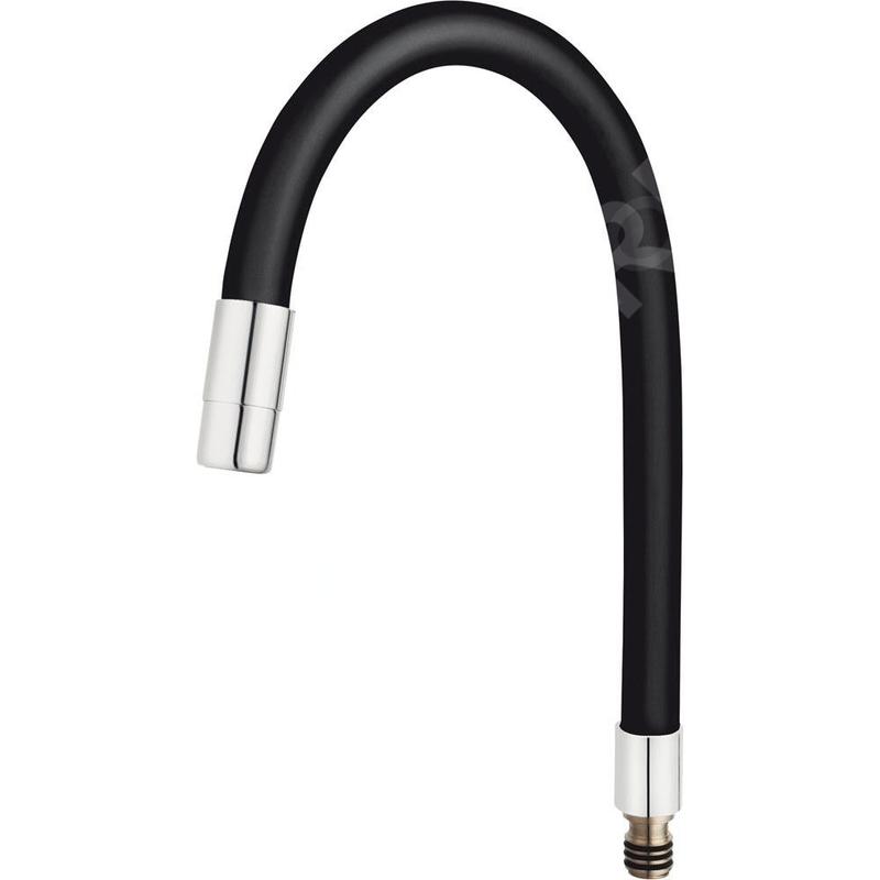 Novaservis Accessoires - Flexible pour mélangeur d'évier, noir/chrome RAM70710,0C