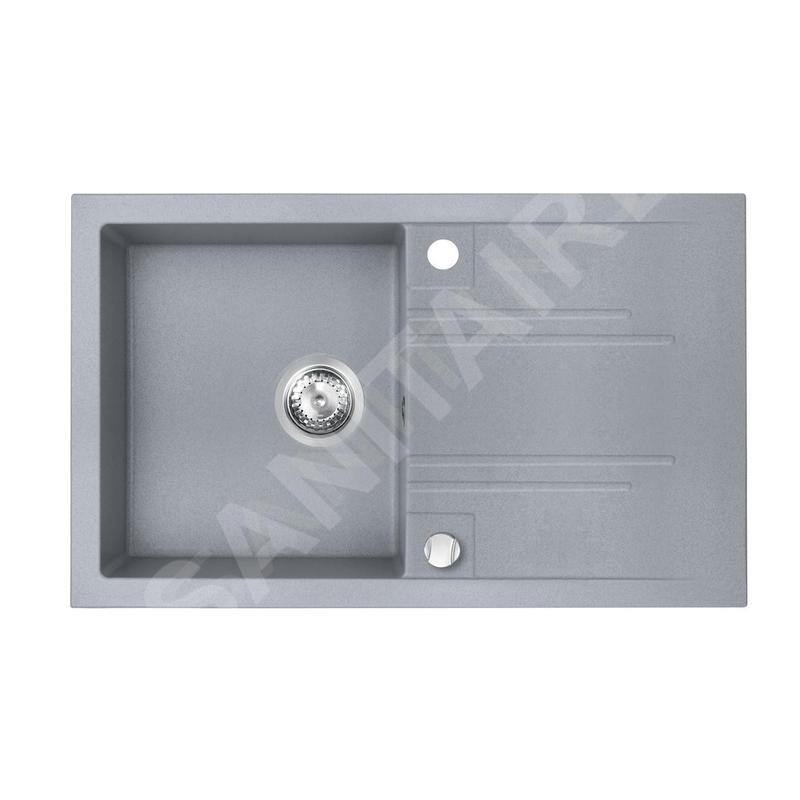 Novaservis Éviers - Evier en granit, 780x480 mm, gris DRGM48/78GA Novaservis Éviers - Evier en granit, 780x480 mm, gris DRGM48/78GA
