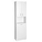 Aqualine Simplex Eco - Armoire avec panier 500x1800x300 mm, blanc mat SIME510 Aqualine Simplex Eco - Armoire avec panier 500x1800x300 mm, blanc mat SIME510