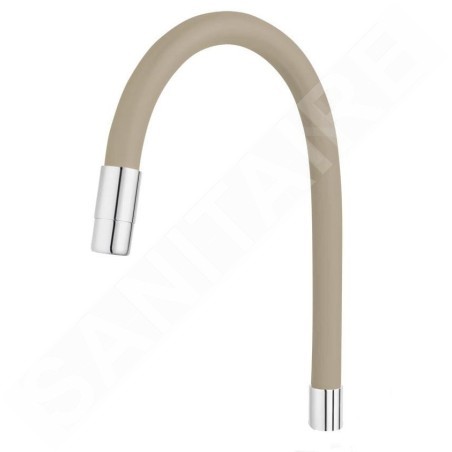 Novaservis Accessoires - Flexible pour mélangeur d'évier, beige/chrome RAM70710,0BE