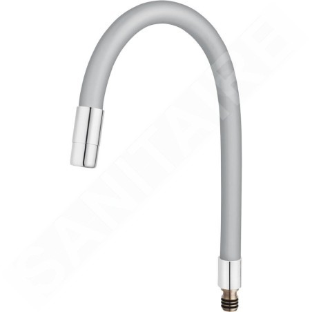 Novaservis Accessoires - Flexible pour mélangeur d'évier, gris argenté/chrome RAM70710,0S