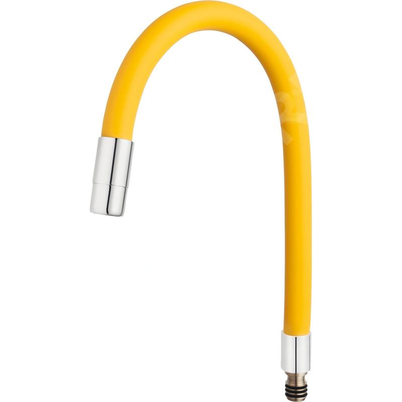 Novaservis Accessoires - Flexible pour mélangeur d'évier, jaune/chrome RAM70710,0ZL