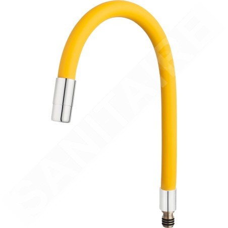 Novaservis Accessoires - Flexible pour mélangeur d'évier, jaune/chrome RAM70710,0ZL