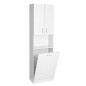 Aqualine Simplex Eco - Armoire avec panier 500x1800x300 mm, blanc mat SIME510 Aqualine Simplex Eco - Armoire avec panier 500x1800x300 mm, blanc mat SIME510