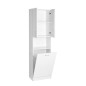 Aqualine Simplex Eco - Armoire avec panier 500x1800x300 mm, blanc mat SIME510 Aqualine Simplex Eco - Armoire avec panier 500x1800x300 mm, blanc mat SIME510