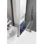 Aqualine Simplex Eco - Armoire avec panier 500x1800x300 mm, blanc mat SIME510 Aqualine Simplex Eco - Armoire avec panier 500x1800x300 mm, blanc mat SIME510