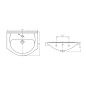 Aqualine Simplex Eco - Armoire lavabo avec lavabo 530x835x307 mm, blanc mat SIME550 Aqualine Simplex Eco - Armoire lavabo avec lavabo 530x835x307 mm, blanc mat SIME550