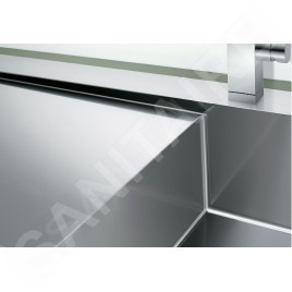 Blanco Claron 6 - Évier 1000x510 mm avec commande excentrique PushControl et égouttoir, inox 521646