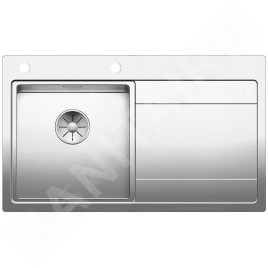 Blanco Divon II - Évier, 860x510 mm,avec égouttoir et commande excentrique , inox 521657