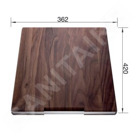 Blanco Accessoires - Planche à découper 362x420 mm, noyer 223074