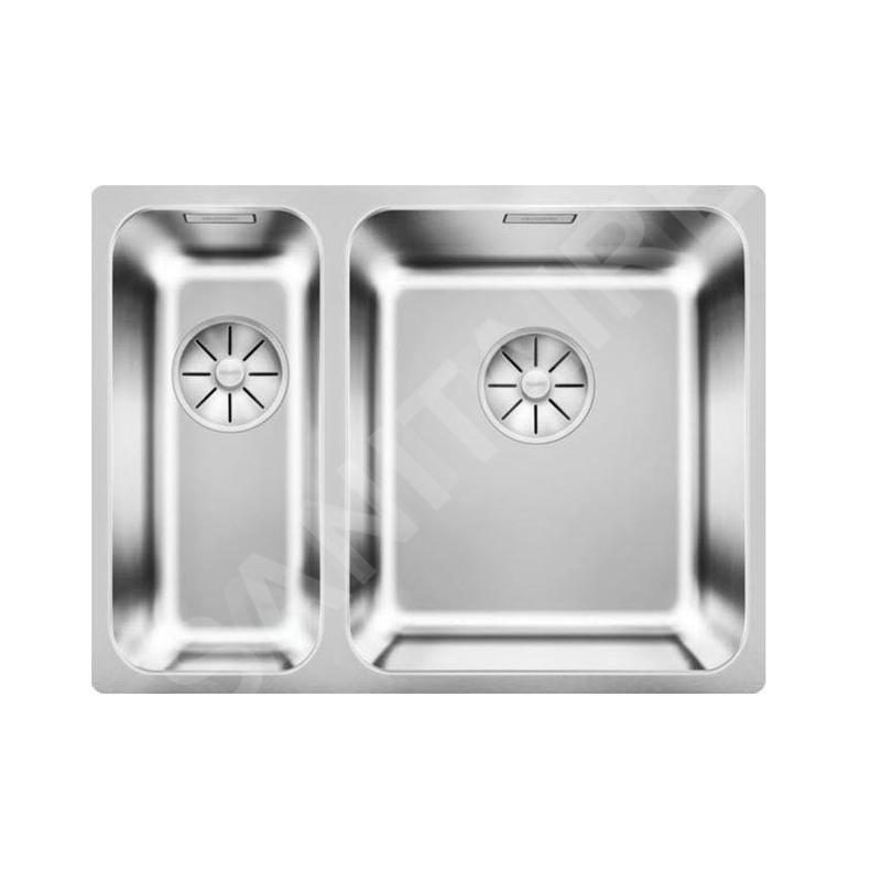 Blanco Solis 340/180 - Évier, 585x440 mm, inox brossé 526130 Blanco Solis 340/180 - Évier, 585x440 mm, inox brossé 526130