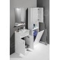 Aqualine Simplex Eco - Armoire lavabo avec lavabo 530x835x307 mm, blanc mat SIME550 Aqualine Simplex Eco - Armoire lavabo avec lavabo 530x835x307 mm, blanc mat SIME550