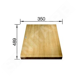 Blanco Accessoires - Planche à découper Axia III, 368x235 mm, frêne 234051