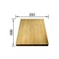 Blanco Accessoires - Planche à découper Axia III, 368x235 mm, frêne 234051