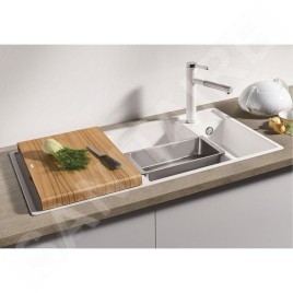 Blanco Accessoires - Planche à découper Axia III, 368x235 mm, frêne 234051