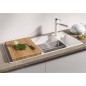 Blanco Accessoires - Planche à découper Axia III, 368x235 mm, frêne 234051