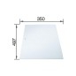 Blanco Accessoires - Planche à découper Axia III, 497x350 mm, verre/blanc 234045